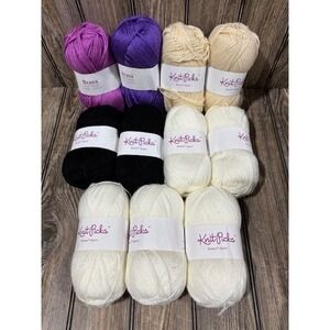 Lot of 11 Skeins Knit Picks Brava Sport Mixed Colors Yarn
